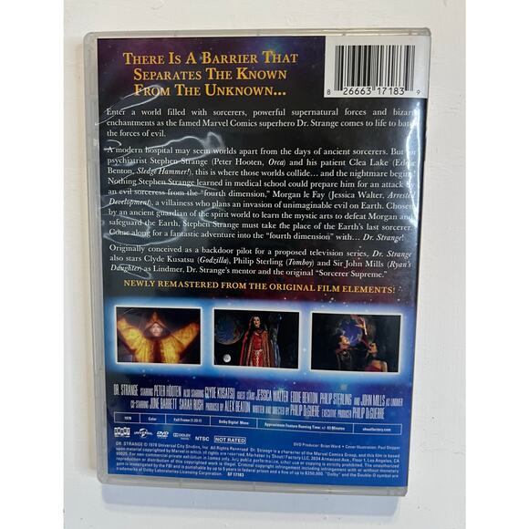 Dr. Strange 1978 DVD Peter Hooten Jessica Walter - Picture 3 of 5